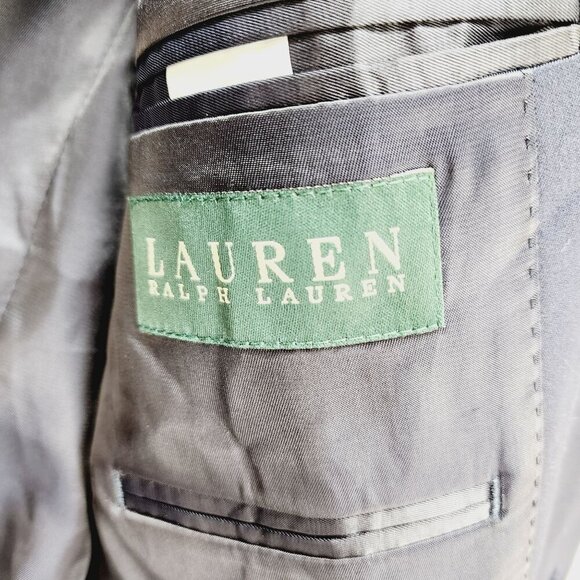 Lauren Ralph Lauren Mens Navy Blue Blazer Jacket Size 18R two button - Picture 5 of 13